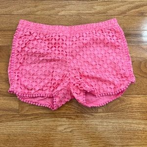 Lilly Pulitzer Target Kids Classic Pink Eyelet Girls Shorts